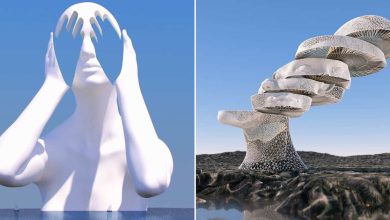 Encante-se com o universo digital de Chad Knight: 40 esculturas 3D surreais 27
