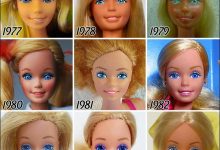 Evolução da boneca Barbie nos ultimos 56 anos 4