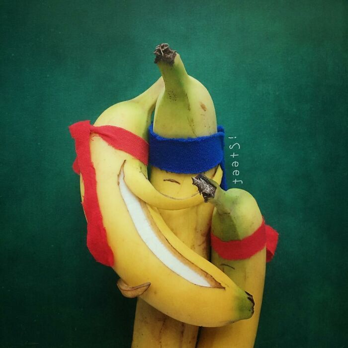 A arte inusitada de Stephan Brusche: Transformando bananas em obras-primas (32 fotos) 9