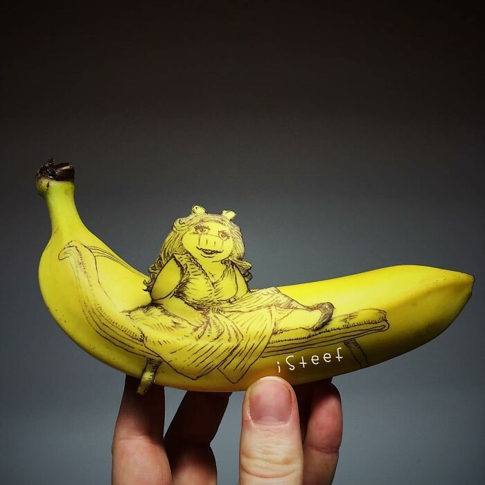 A arte inusitada de Stephan Brusche: Transformando bananas em obras-primas (32 fotos) 10