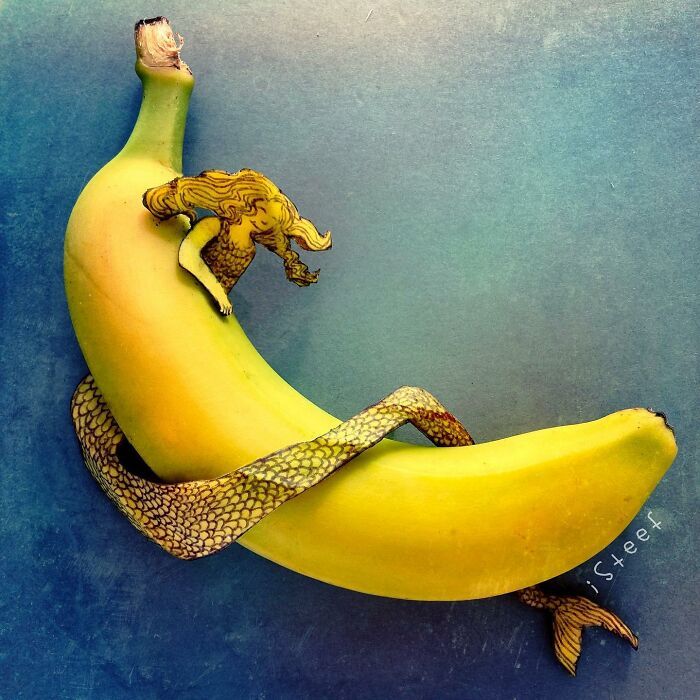 A arte inusitada de Stephan Brusche: Transformando bananas em obras-primas (32 fotos) 14