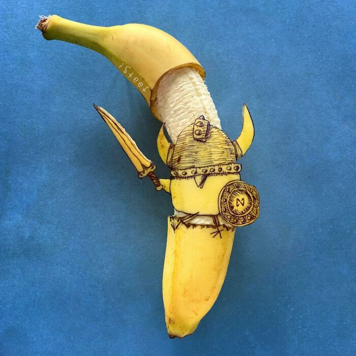 A arte inusitada de Stephan Brusche: Transformando bananas em obras-primas (32 fotos) 16