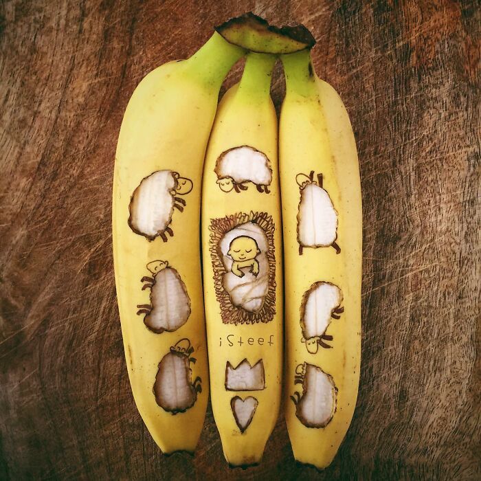 A arte inusitada de Stephan Brusche: Transformando bananas em obras-primas (32 fotos) 18