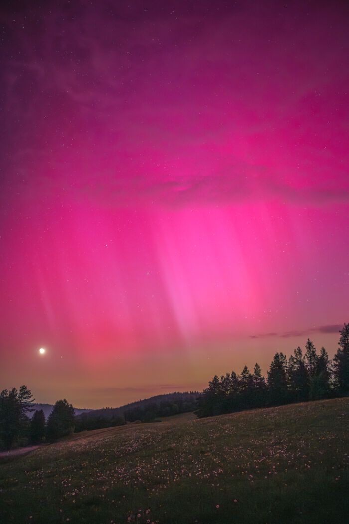 A magia da Aurora Boreal nas montanhas Pieniny: Uma experiência inesquecível (16 fotos) 3