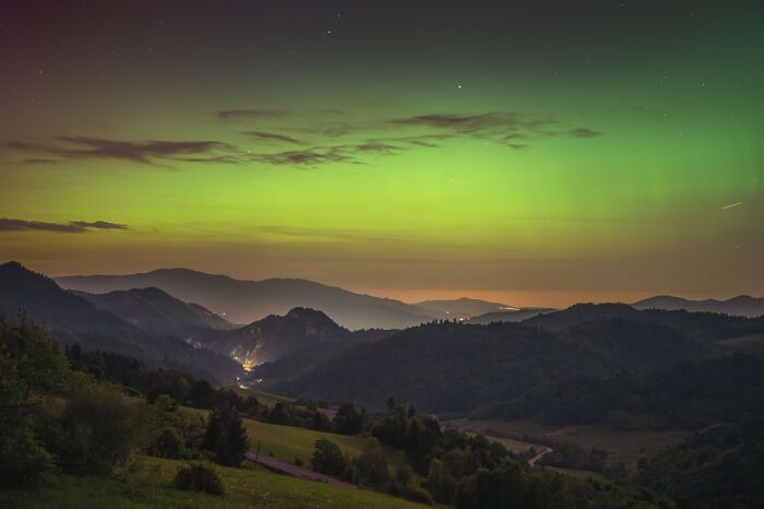 A magia da Aurora Boreal nas montanhas Pieniny: Uma experiência inesquecível (16 fotos) 5