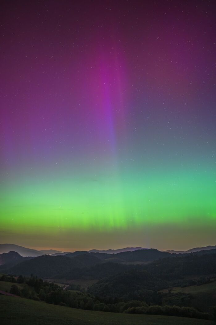 A magia da Aurora Boreal nas montanhas Pieniny: Uma experiência inesquecível (16 fotos) 7