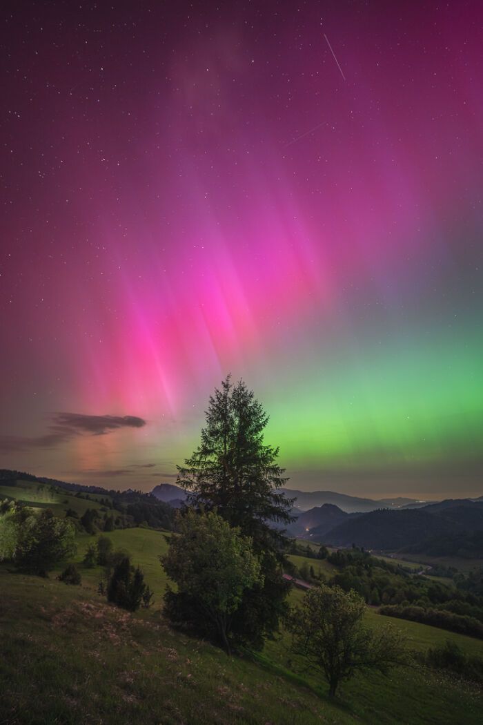 A magia da Aurora Boreal nas montanhas Pieniny: Uma experiência inesquecível (16 fotos) 8