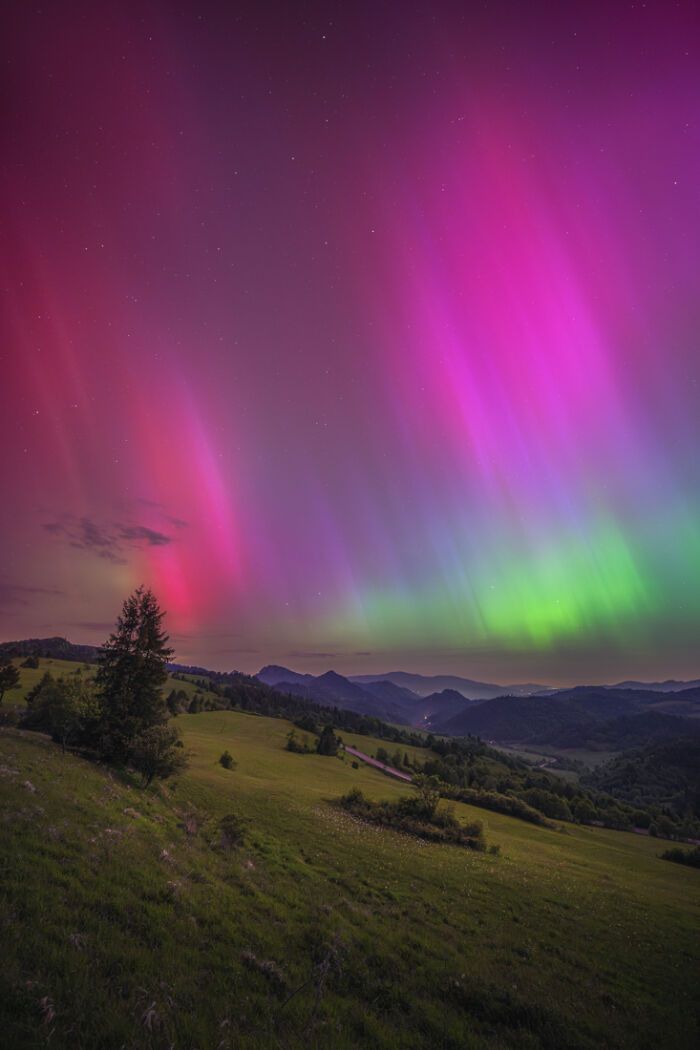 A magia da Aurora Boreal nas montanhas Pieniny: Uma experiência inesquecível (16 fotos) 10