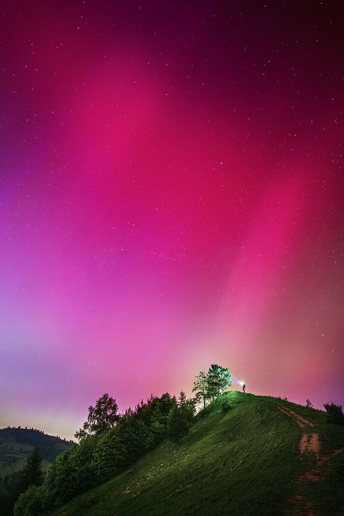 A magia da Aurora Boreal nas montanhas Pieniny: Uma experiência inesquecível (16 fotos) 13