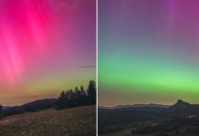 A magia da Aurora Boreal nas montanhas Pieniny: Uma experiência inesquecível (16 fotos) 44