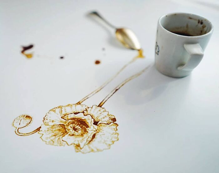 Descubra a arte surpreendente de Giulia Bernardelli: Pinturas feitas com café 7