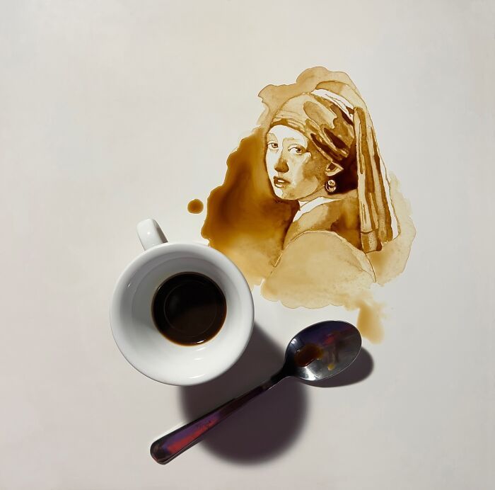 Descubra a arte surpreendente de Giulia Bernardelli: Pinturas feitas com café 30