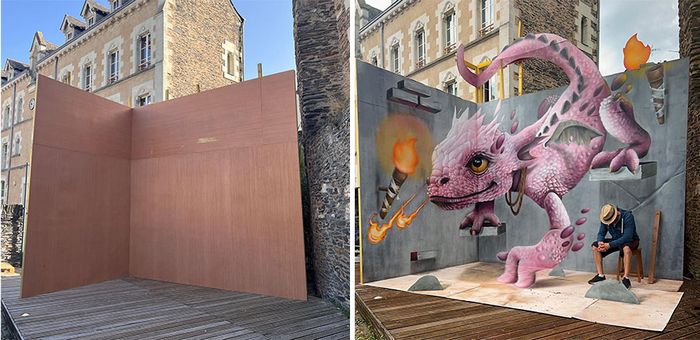 36 obras incríveis de Pierre Bertolotti: O mestre do grafite 3D 8