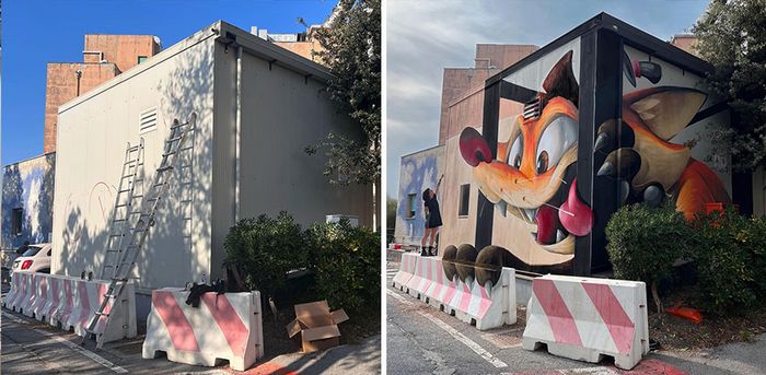 36 obras incríveis de Pierre Bertolotti: O mestre do grafite 3D 13