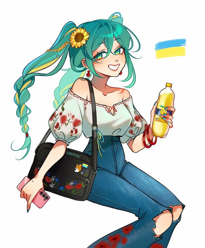 Artistas ao redor do mundo reimaginam Hatsune Miku após inspiração brasileira da personagem (32 Imagens) 3