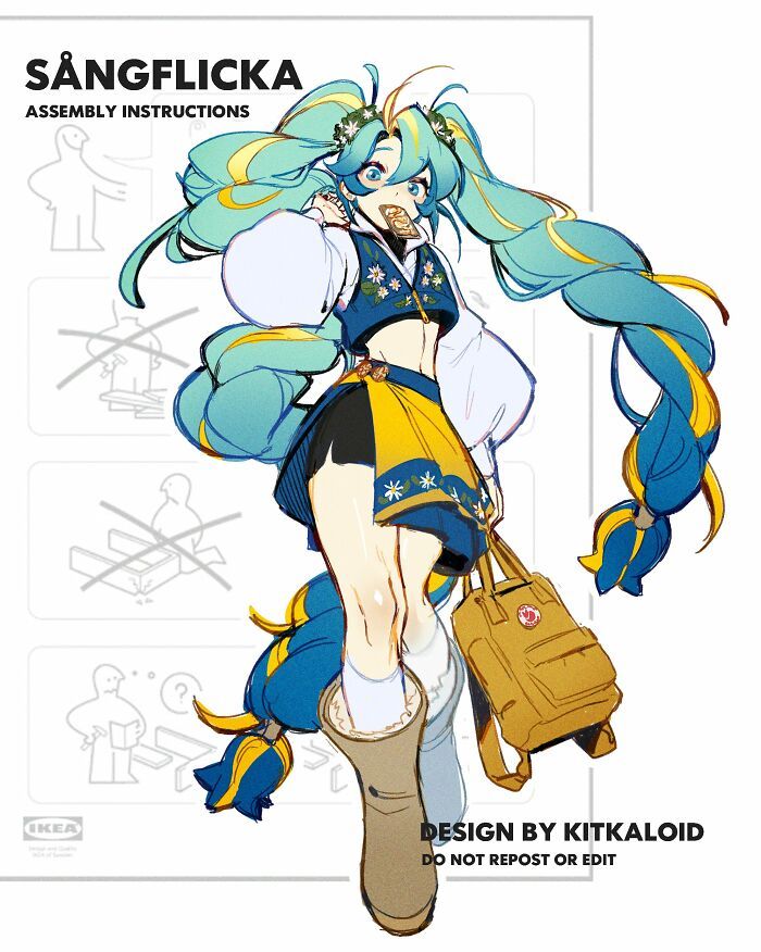 Artistas ao redor do mundo reimaginam Hatsune Miku após inspiração brasileira da personagem (32 Imagens) 8