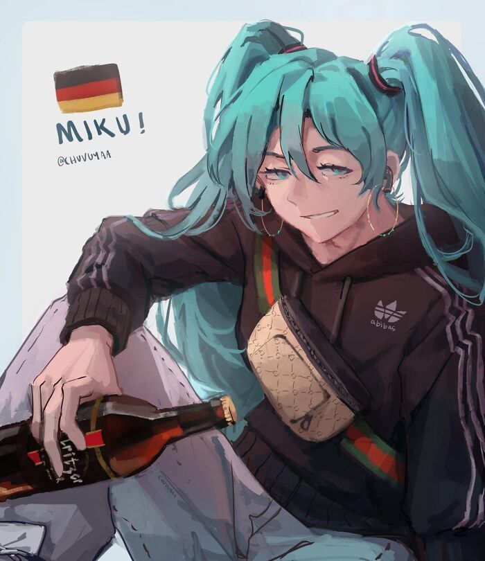 Artistas ao redor do mundo reimaginam Hatsune Miku após inspiração brasileira da personagem (32 Imagens) 20