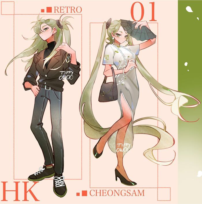 Artistas ao redor do mundo reimaginam Hatsune Miku após inspiração brasileira da personagem (32 Imagens) 24