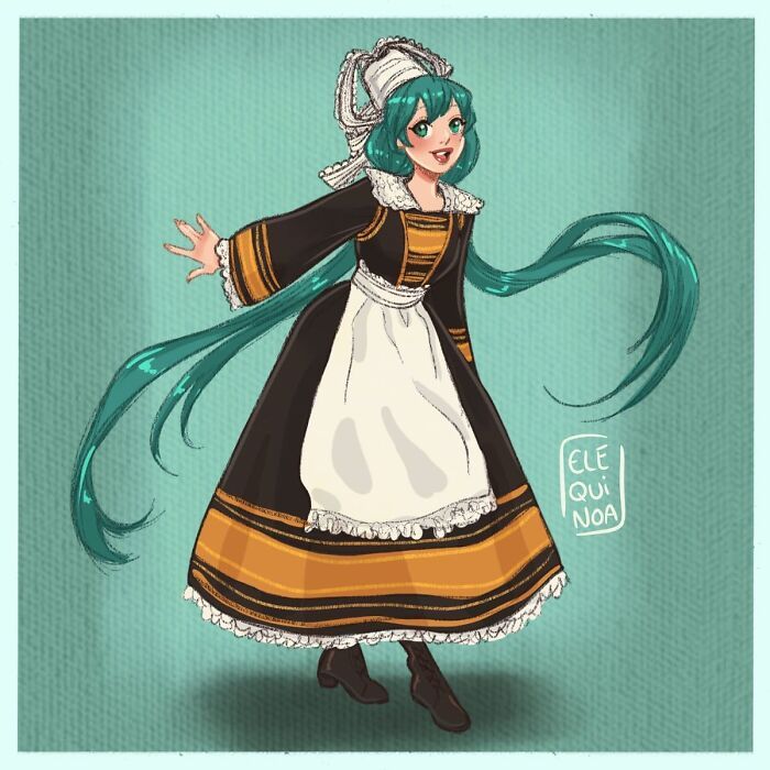 Artistas ao redor do mundo reimaginam Hatsune Miku após inspiração brasileira da personagem (32 Imagens) 27