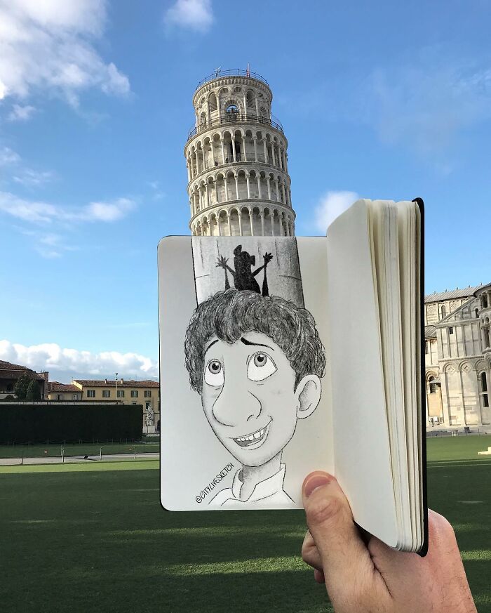 Pietro Cataudella: Transformando viagens em arte com o projeto City Live Sketch (33 fotos) 29