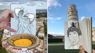 Pietro Cataudella: Transformando viagens em arte com o projeto City Live Sketch (33 fotos) 6