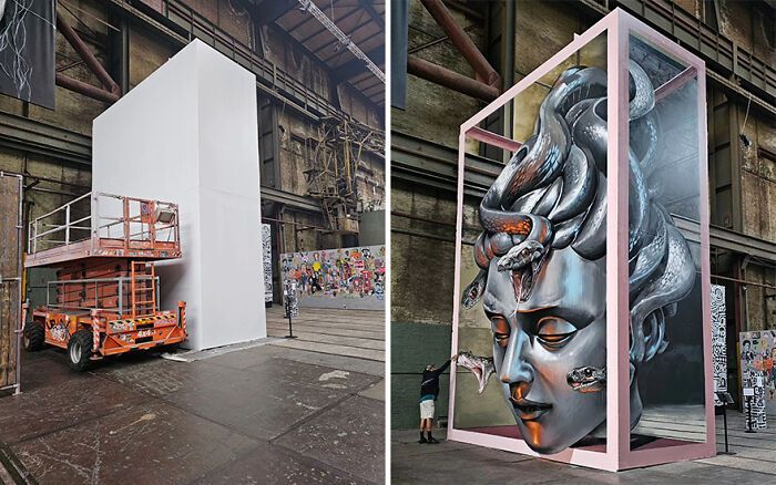 Sergio Odeith: O artista de rua que revoluciona com murais realistas em 3D (19 fotos) 3