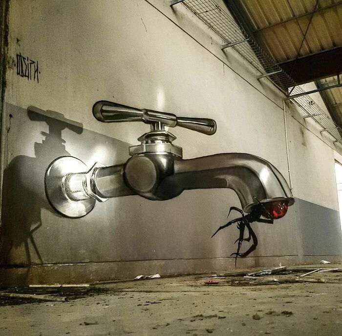 Sergio Odeith: O artista de rua que revoluciona com murais realistas em 3D (19 fotos) 15