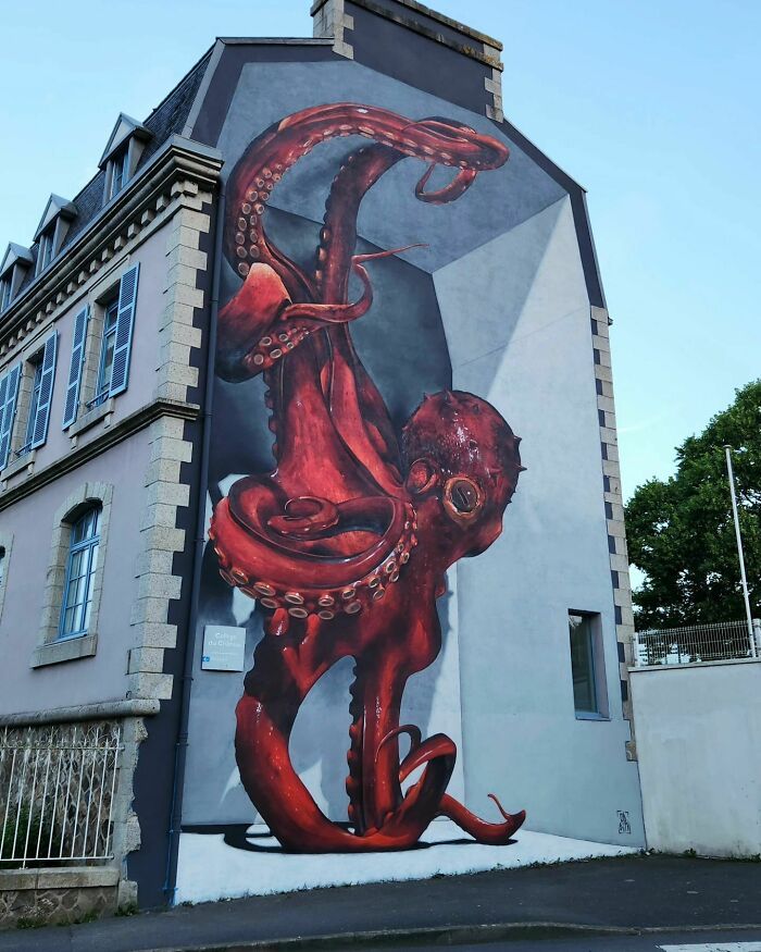 Sergio Odeith: O artista de rua que revoluciona com murais realistas em 3D (19 fotos) 19