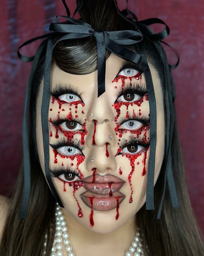 Mimi Choi e suas ilusões de maquiagem para o Halloween: Você não vai acreditar no que vê (28 fotos) 4