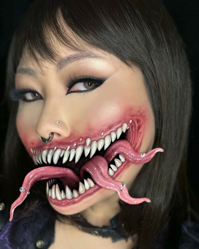 Mimi Choi e suas ilusões de maquiagem para o Halloween: Você não vai acreditar no que vê (28 fotos) 28