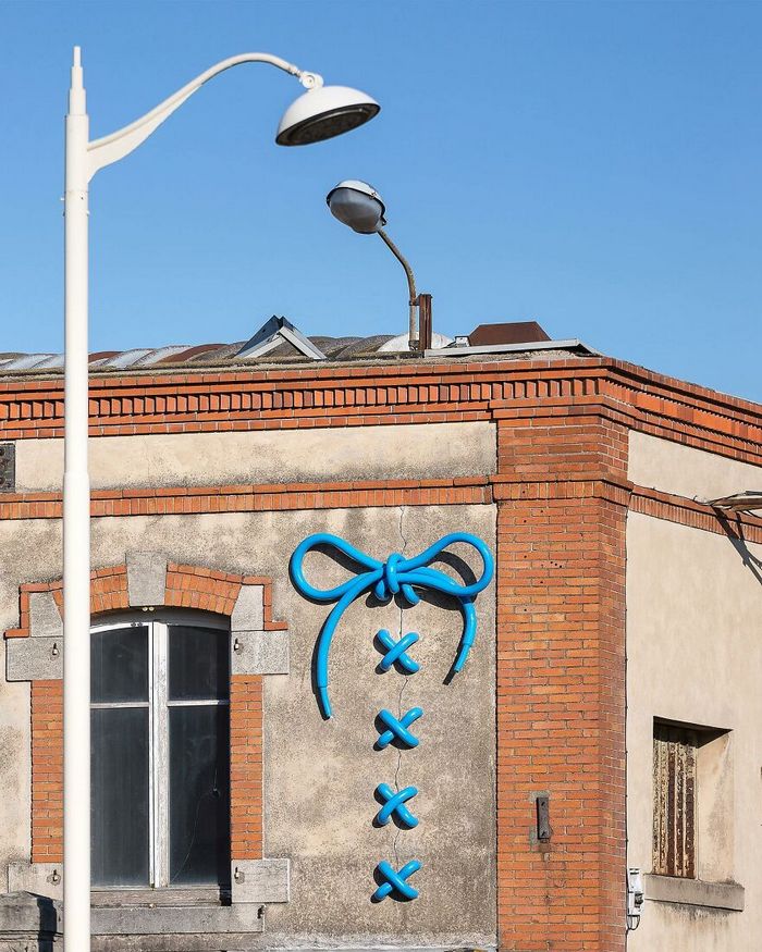 A arte surreal de Alex Chinneck: Quando arquitetura vira ilusão (21 fotos) 7