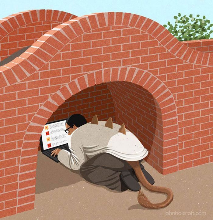 John Holcroft: A arte satírica que reflete as falhas da sociedade atual (34 fotos) 21